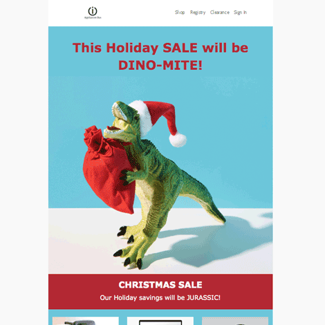 Christmas Holiday Jurassic Sale